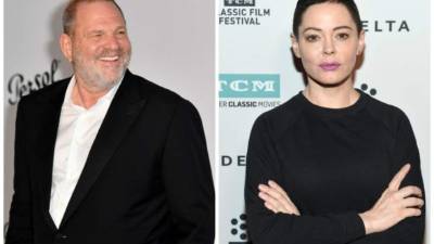Harvey Weinstein y Rose McGowan