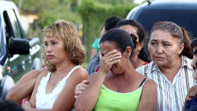 El dolor, las lágrimas e impotencia se apoderaron de los parientes de la víctima.