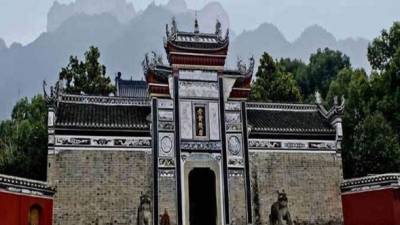 El templo de Huangling es uno de los sitios más emblemáticos del lugar.