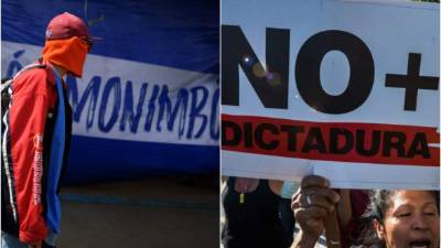 La grave crisis de Nicaragua trae a la memoria el conflicto en Venezuela. Fotos: AFP