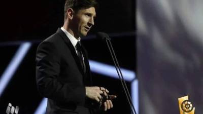Lionel Messi sigue recibiendo reconocimientos. Foto LFP España.