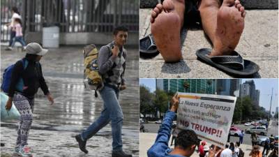 Llegaron cansados, muchos con los pies heridos tras recorrer decenas de kilómetros y con la incertidumbre de no saber cuál será su destino. Al menos 600 migrantes que integran la caravana que enfureció a Donald Trump ya se encuentran en la Ciudad de México, donde recibieron la noticia de que el magnate ya mandó a militarizar la frontera.