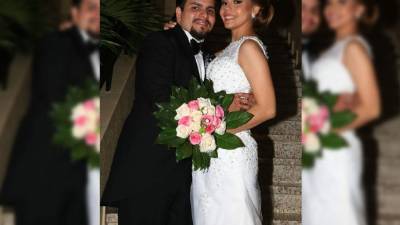 Egar Figueroa y Cecille Flores.