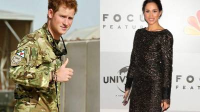 El príncipe Enrique y Meghan Markle.