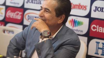Jorge Luis Pinto, entrenador de Honduras.