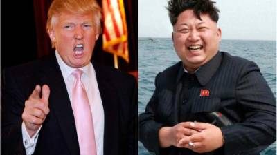 Donald Trump y Kim Jong-un.
