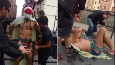 La reacción del novio ha causado la risa no solo de sus amigos sino de todos los que ven el video.