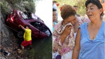El vehículo conducido por la acusada cayó en el río Ulúa. Los parientes del pequeño muerto y la abuela afirman que la conductora no tenía suficiente pericia.