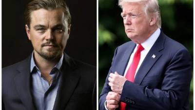 Leonardo DiCaprio y Donald Trump