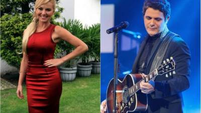 Marjorie de Sousa y Alejandro Sanz.