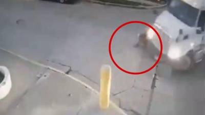 El hecho se registró en la 20 calle del sureste de San Pedro Sula.