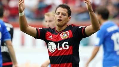 Chicharito Hernández espera debutar con el pie derecho en la Champions League con la camiseta del Bayer Leverkusen.