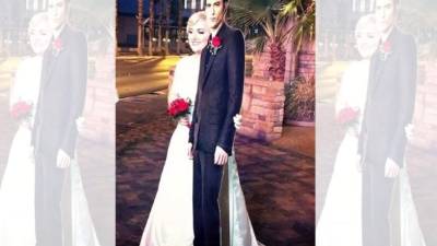 Tras el acto, la fan del personaje de Crepúsculo viajó a Los Ángeles, donde pasó su luna de miel.