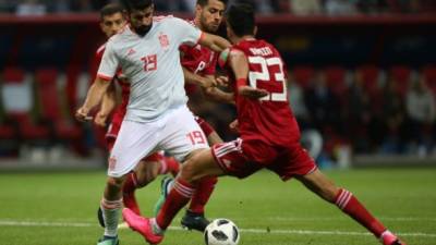 Diego Costa acusa a los iraníes de 'tirarse' mucho en el juego.