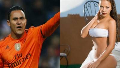 Keylor Navas está casado con la bella modelo Andrea Salas.