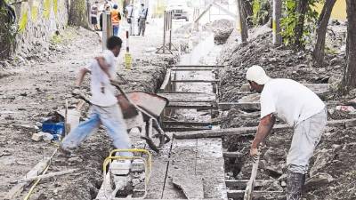 En un 70% está avanzado el proyecto pluvial.