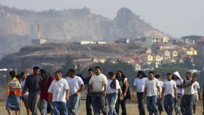 Semanalmente llegan hondureños deportados a San Pedro Sula.