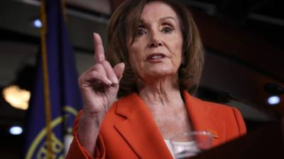 La líder demócrata en el Congreso de Estados Unidos, Nancy Pelosi. Foto: AFP