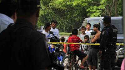 El cadáver estaba en el sector de Río Nance, Choloma.