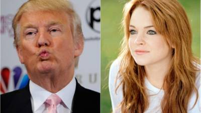 El magnate realizó polémicos comentarios sexuales sobre Lindsay Lohan.