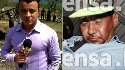 Rigoberto Zambrano Martínez y el periodista asesinado Herlyn Iván Espinal Martínez.