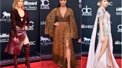 Las estrellas del mundo de la música desfilan por la alfombra roja del MGM Grand Garden Arena de Las Vegas para celebrar la ceremonia de entrega de los Billboard Music Awards, unos de los galardones más prestigiosos.