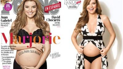 Marjorie de Sousa luce muy feliz en las fotografías de People en Español.