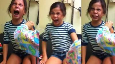 Michaela pasó momentos de angustia por el miedo de ser vacunada.