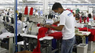 Esta es el área de confección de la nueva empresa textil Francis apparel, que se incorporó recientemente a la generación de empleo bajo el programa “Con chamba vivís mejor”.