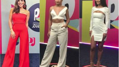 Faldas cortas y en general atuendos informales, aunque con toques atrevidos y novedosos, dominaron hoy la alfombra azul de la decimoquinta entrega de los Premios Juventud, celebrada en el coliseo Wasco Center de la Universidad de Miami (UM), en la Florida (EE.UU.).