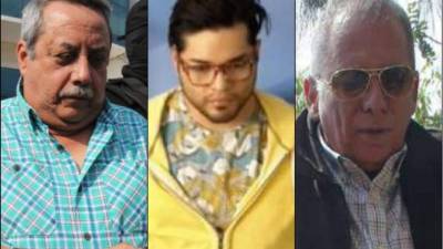 Mario Rojas, José David Cardona y Benjamín Bográn.