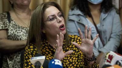 Exprimera dama, María Fernanda Flores de Alemán. EFE.