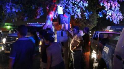 Erick Isael Murillo (19) buscó refugio en una bloquera en Calpules.