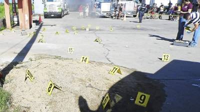 Frente a una gasolinera en la colonia Berlín de El Progreso fue asesinada la pareja.