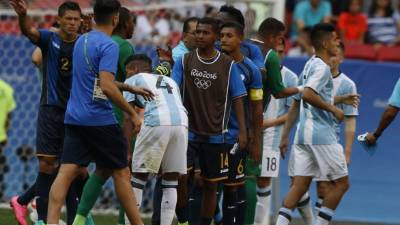 Honduras dejó eliminada de los Juegos Olímpicos a Argentina al empatarle 1-1 en tierras brasileñas.