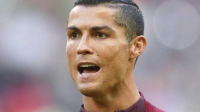 CR7, la estrella del fútbol de Portugal.
