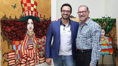 Gerardo Murillo, gerente general de Hotel Boutique Primavera, Marco Rietti, director de Cultura y Turismo.