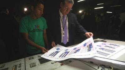 Comenzarán a imprimir papeletas a finales de octubre.