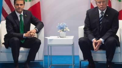 El mandatario estadounidense se reunió con Peña Nieto al margen de la cumbre del G20, en Hamburgo.