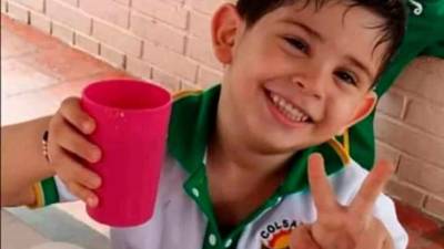 Cristo José fue secuestrado por dos hombres armados el pasado 3 de octubre cuando llegaba a su escuela en el norte de Santander./Foto Twitter.