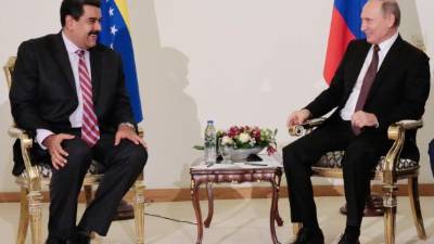 Maduro se reunió con el presidente ruso Vladímir Putin.