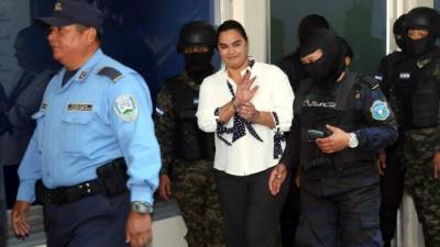 En imagen de archivo de diario La Prensa, la ex primera dama, Rosa Elena Bonilla de Lobo.