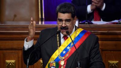 Maduro realizó hoy la presentación de su Mensaje Anual a la Nación./AFP.
