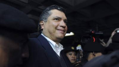 El exsecretario general de la presidencia, Gustavo Martínez, tras ser detenido