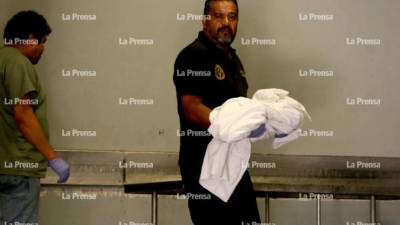 La niña fue llevada a la morgue de Medicina Forense de Tegucigalpa.