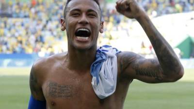 Neymar y Brasil van por la medalla de oro. Foto EFE.
