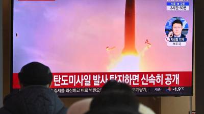 Corea del Norte disparó el domingo su misil más potente desde 2017.
