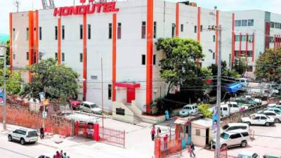 Vista de las instalaciones de Hondutel en Tegucigalpa.