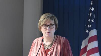 Laura Dogu, embajadora de Estados Unidos en Honduras.