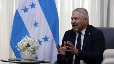 Canciller de Honduras, Eduardo Enrique Reina García, en una entrevista el 03 de julio de 2023.